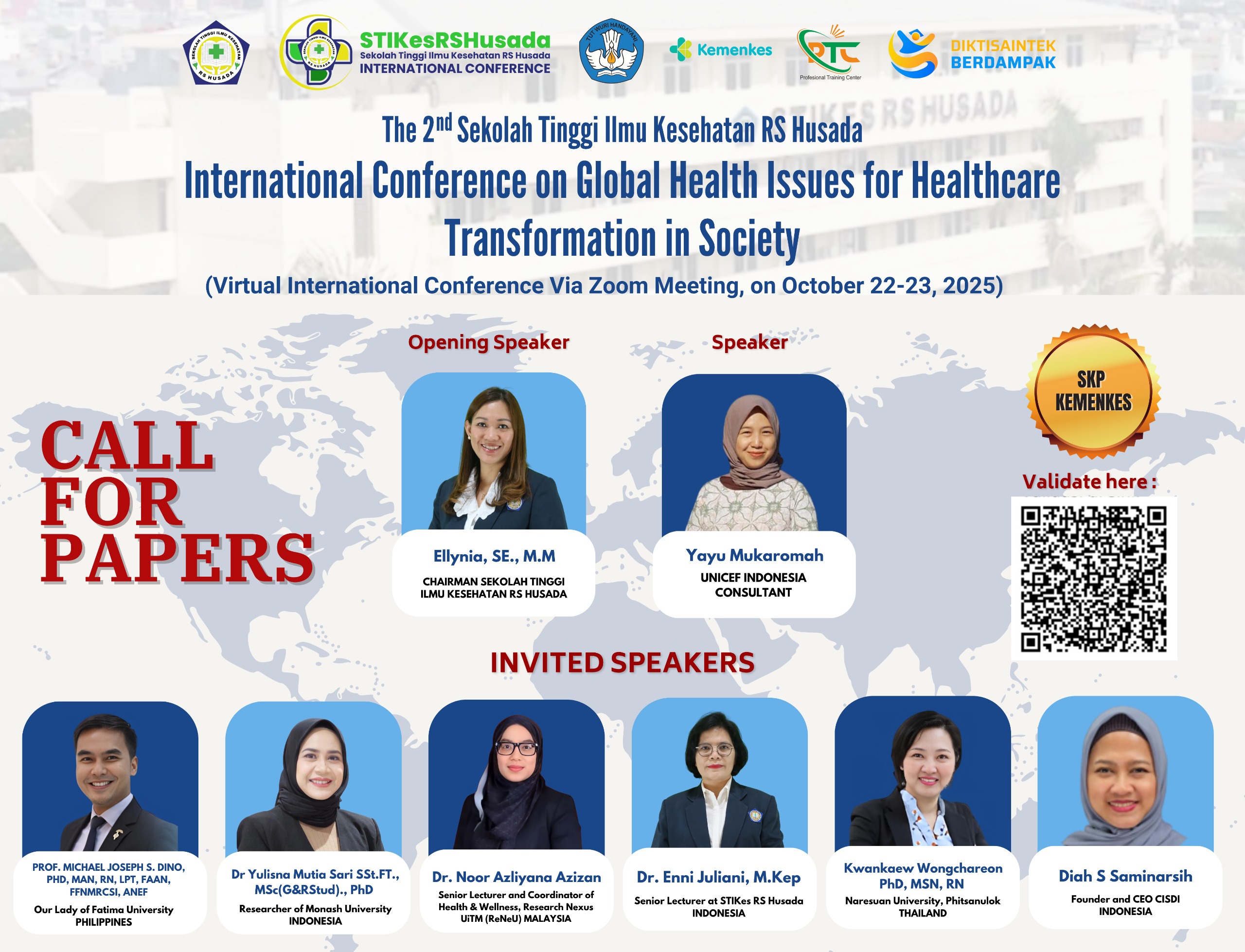 STIKES RS Husada Sukses Gelar Konferensi Internasional Kesehatan Global dengan Kehadiran Pembicara dari Empat Negara